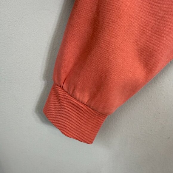 Athleta Sundown Hoodie Sweatshirt Pullover Women's Small Orange Coral Activewear - Picture 10 of 14